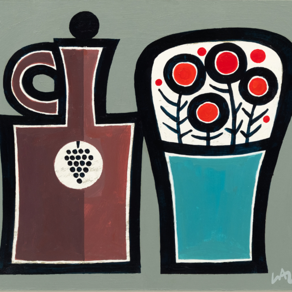 Simon Laurie RSW RGI Red Flowers
