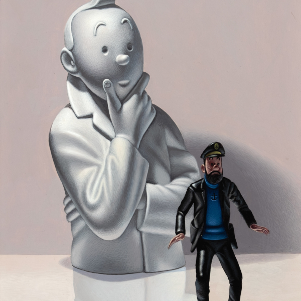 Brian Henderson Bust and Haddock
