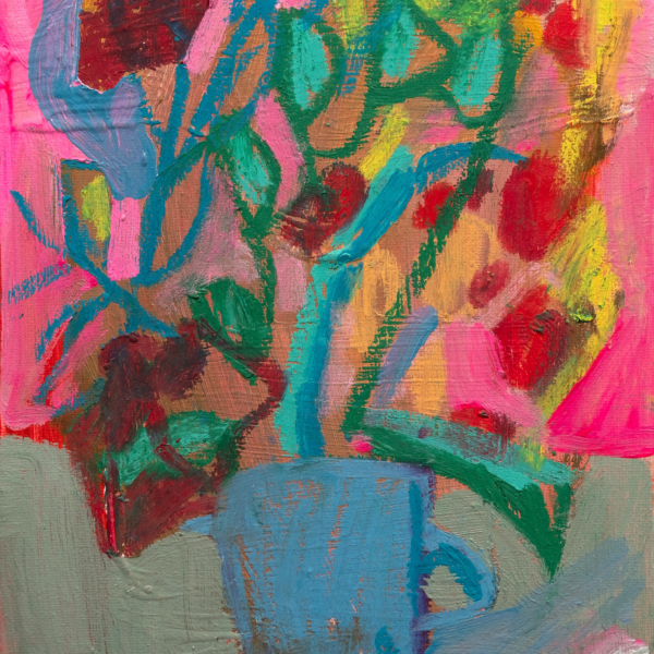 Emily Powell Pink Wall, Happy Plant