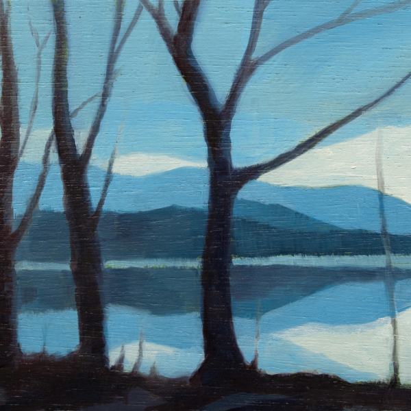 Jane MacNeill Winter Trees, Loch Morlich