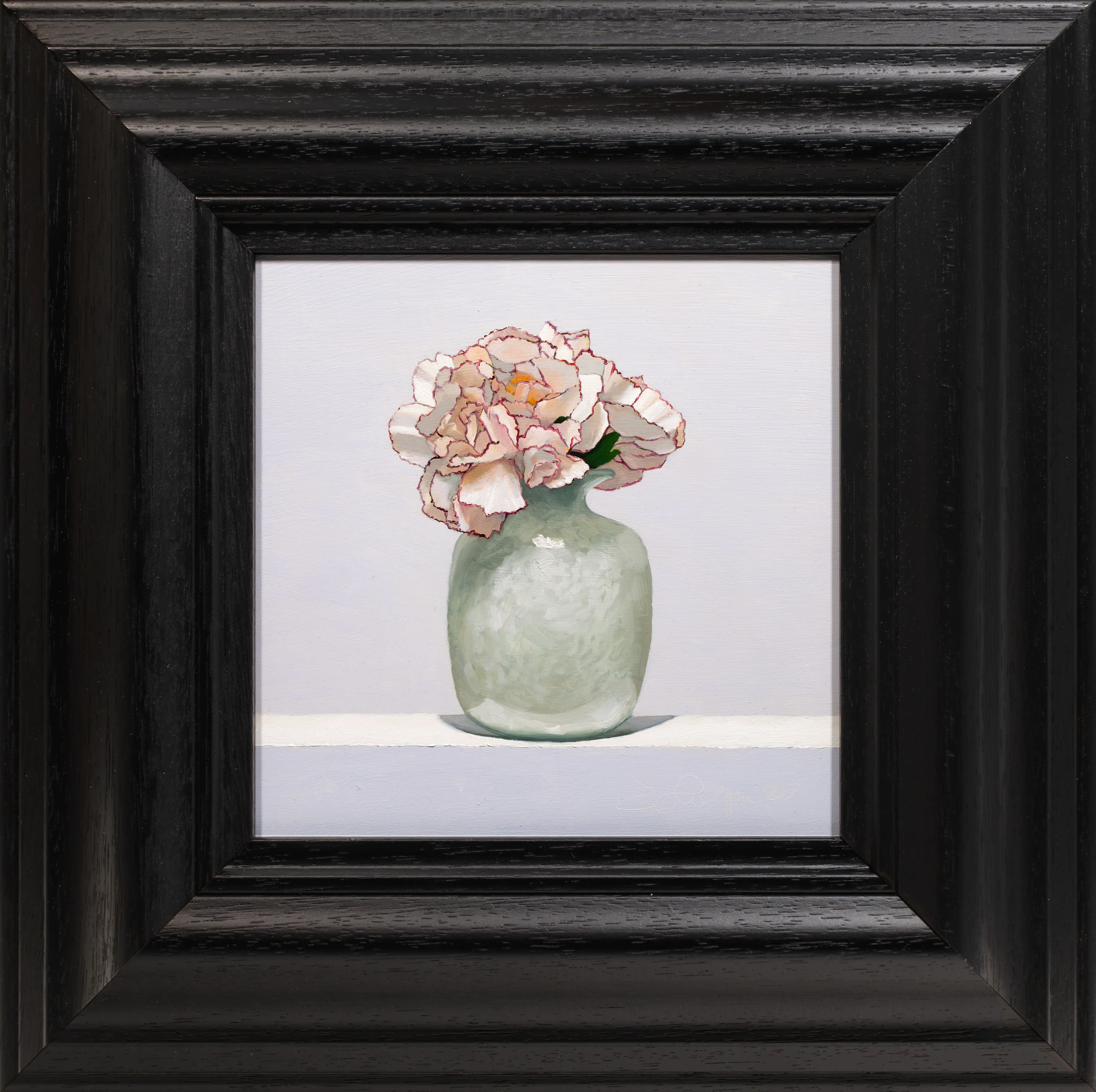 Carnations in a Small Vase