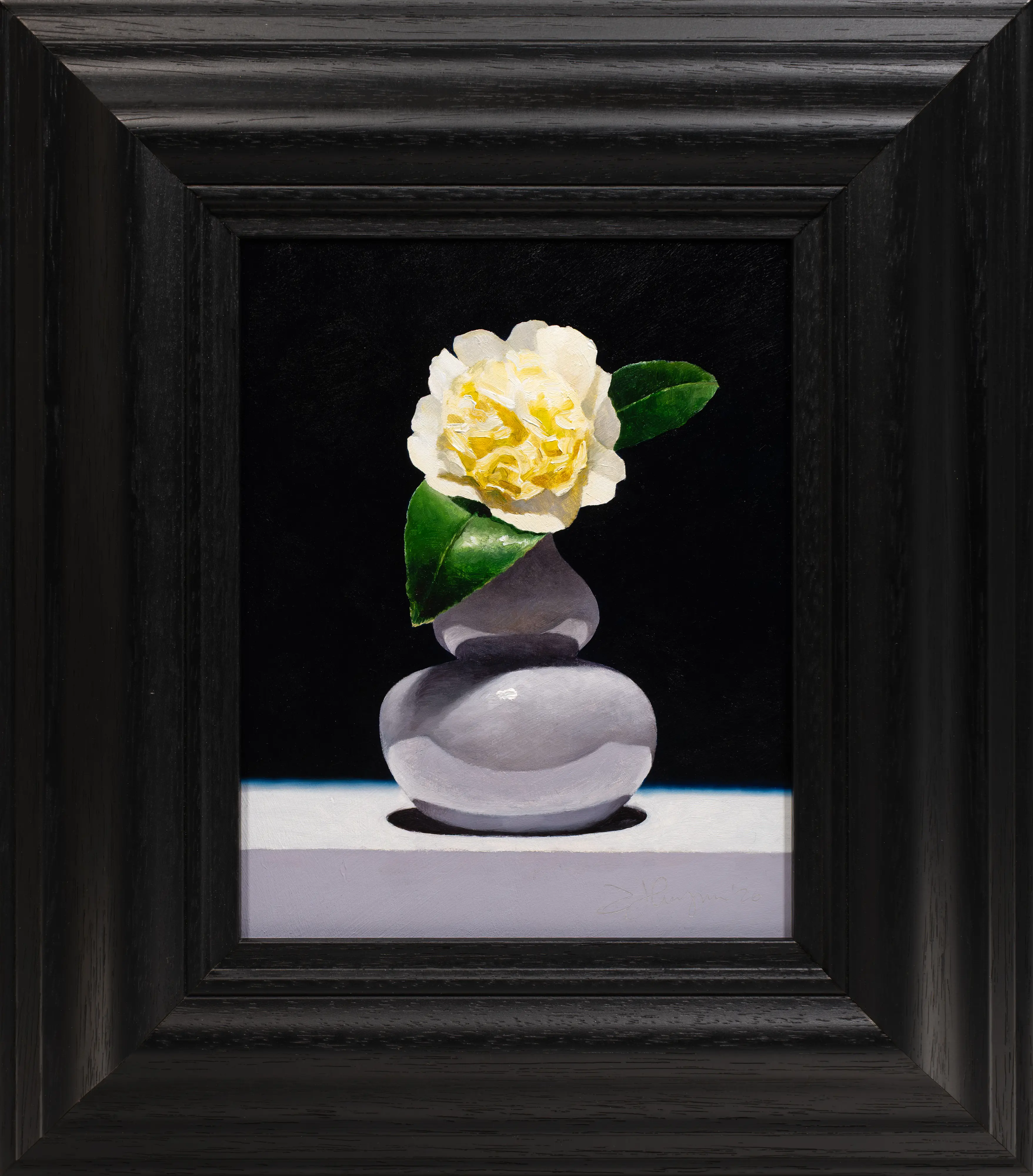 Camelia in a Double Gourd Vase