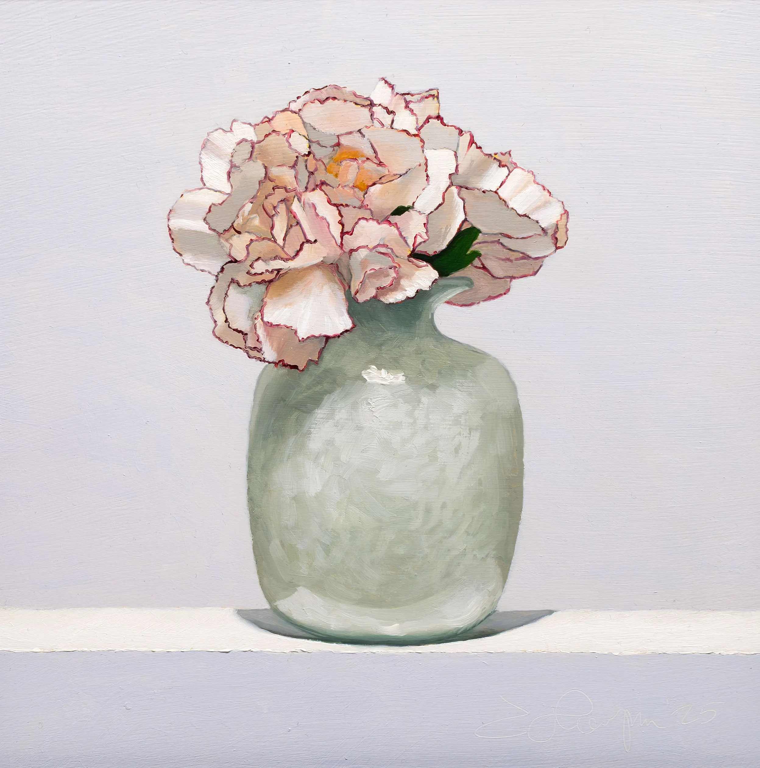 Carnations in a Small Vase