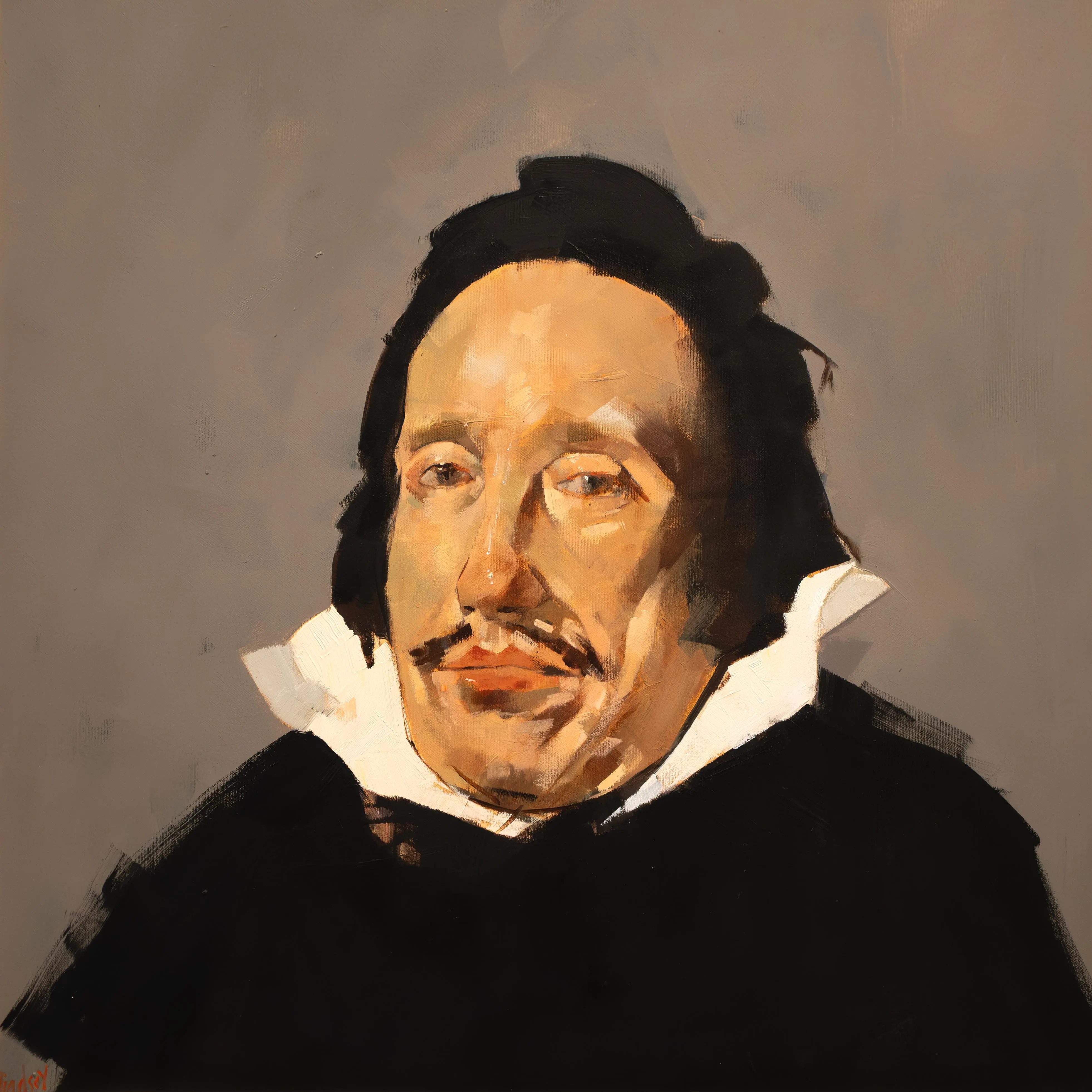 Portrait of a Man After Velazquez
