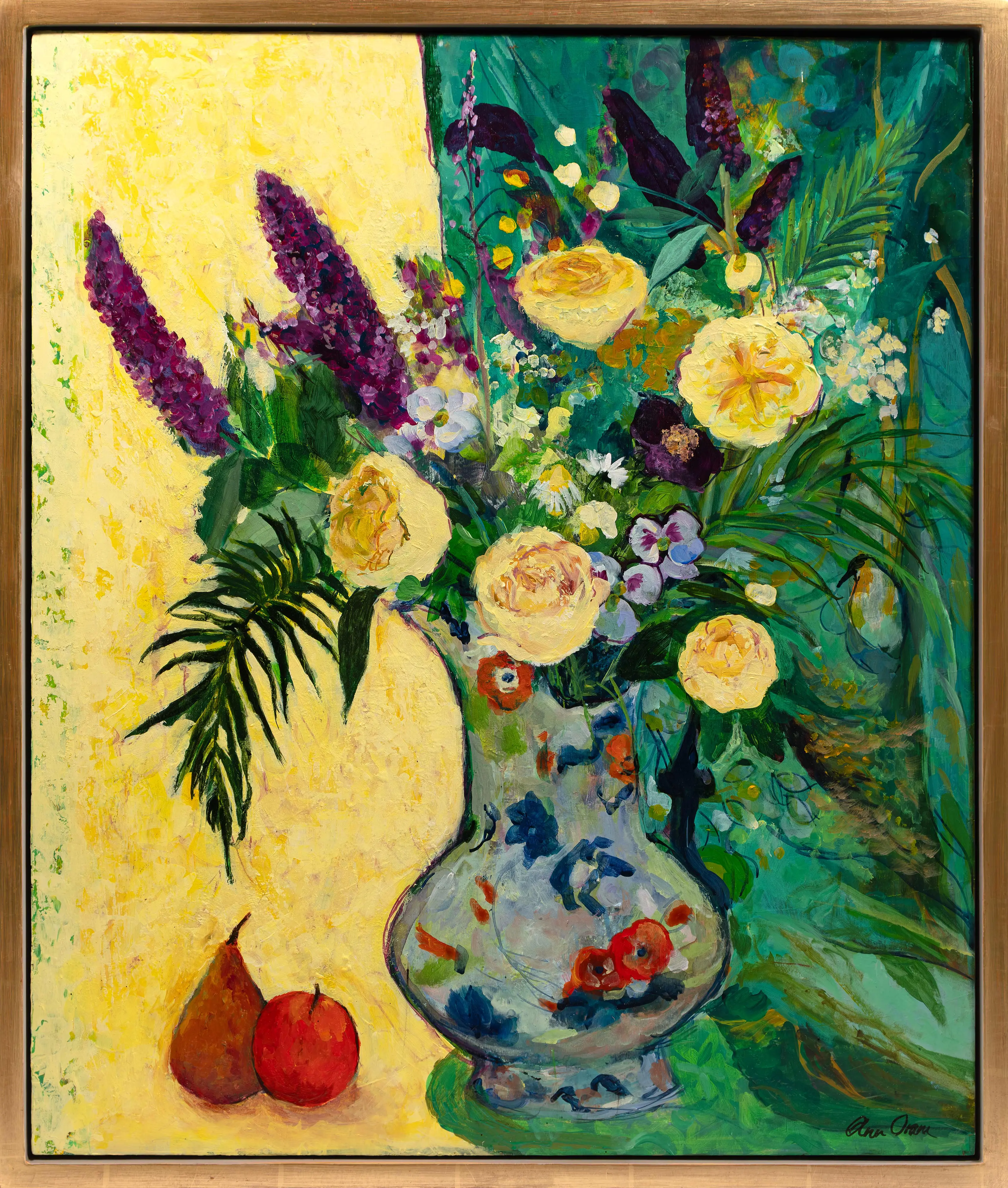 Roses and Buddleia