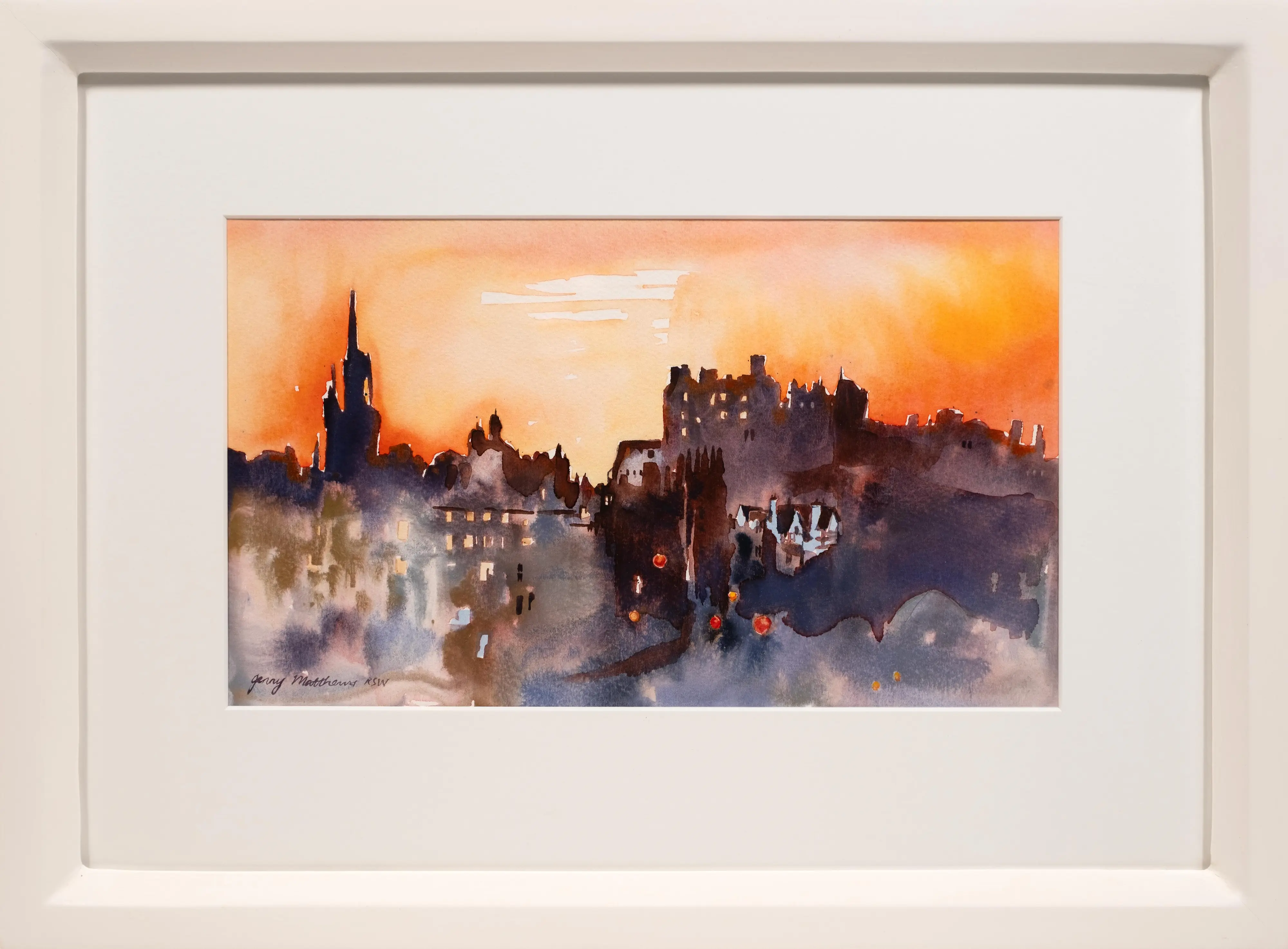 Edinburgh Castle Sunset