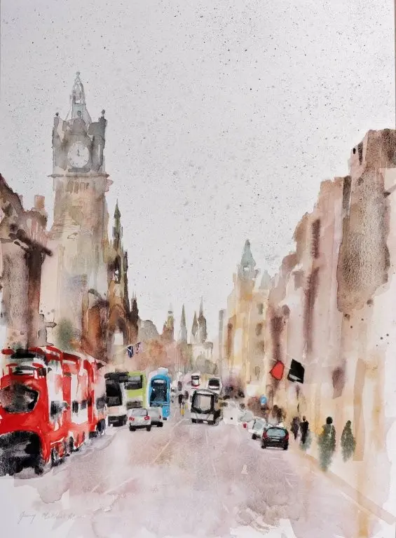View from Regent Road, Edinburgh