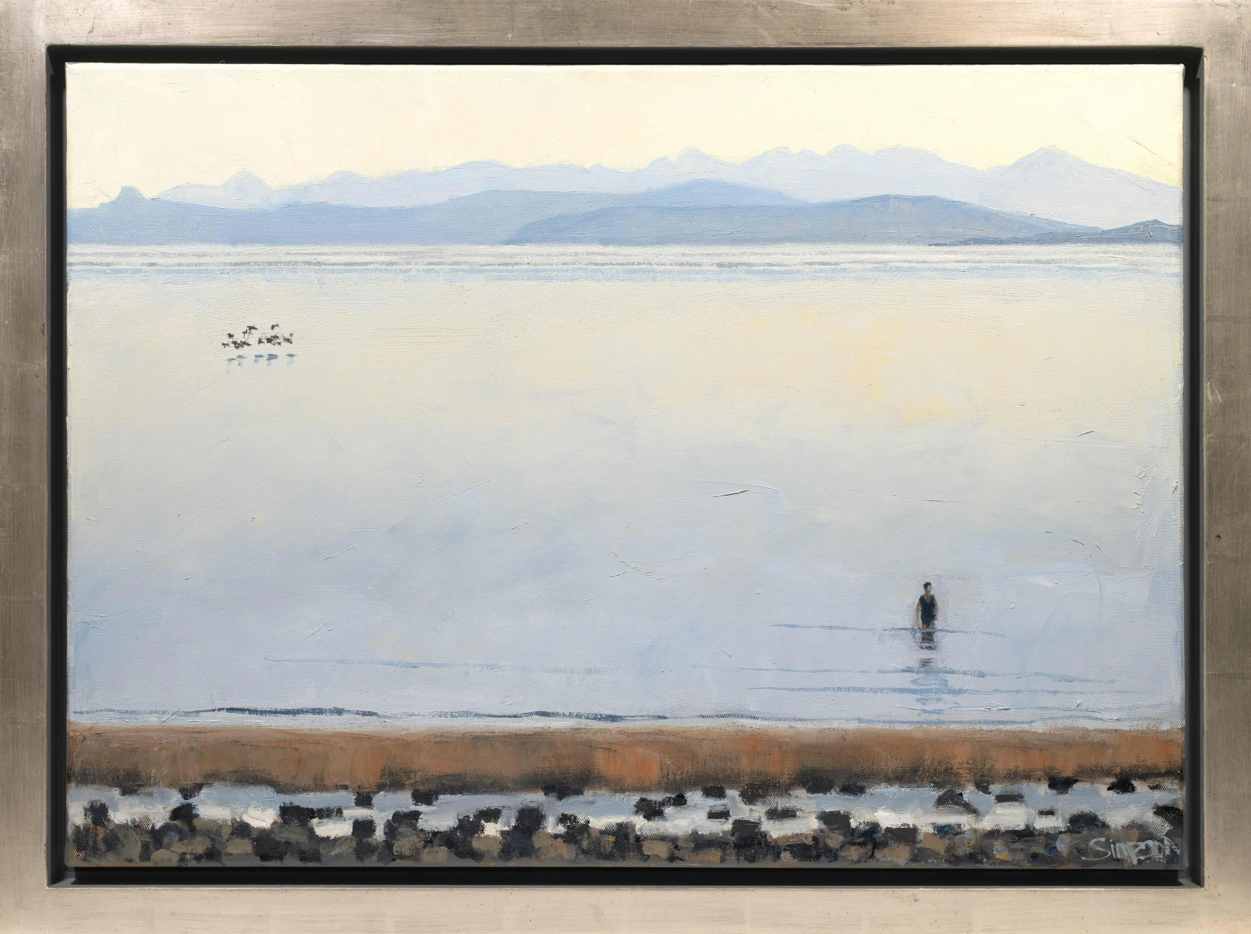 Bather, Birds and Skye