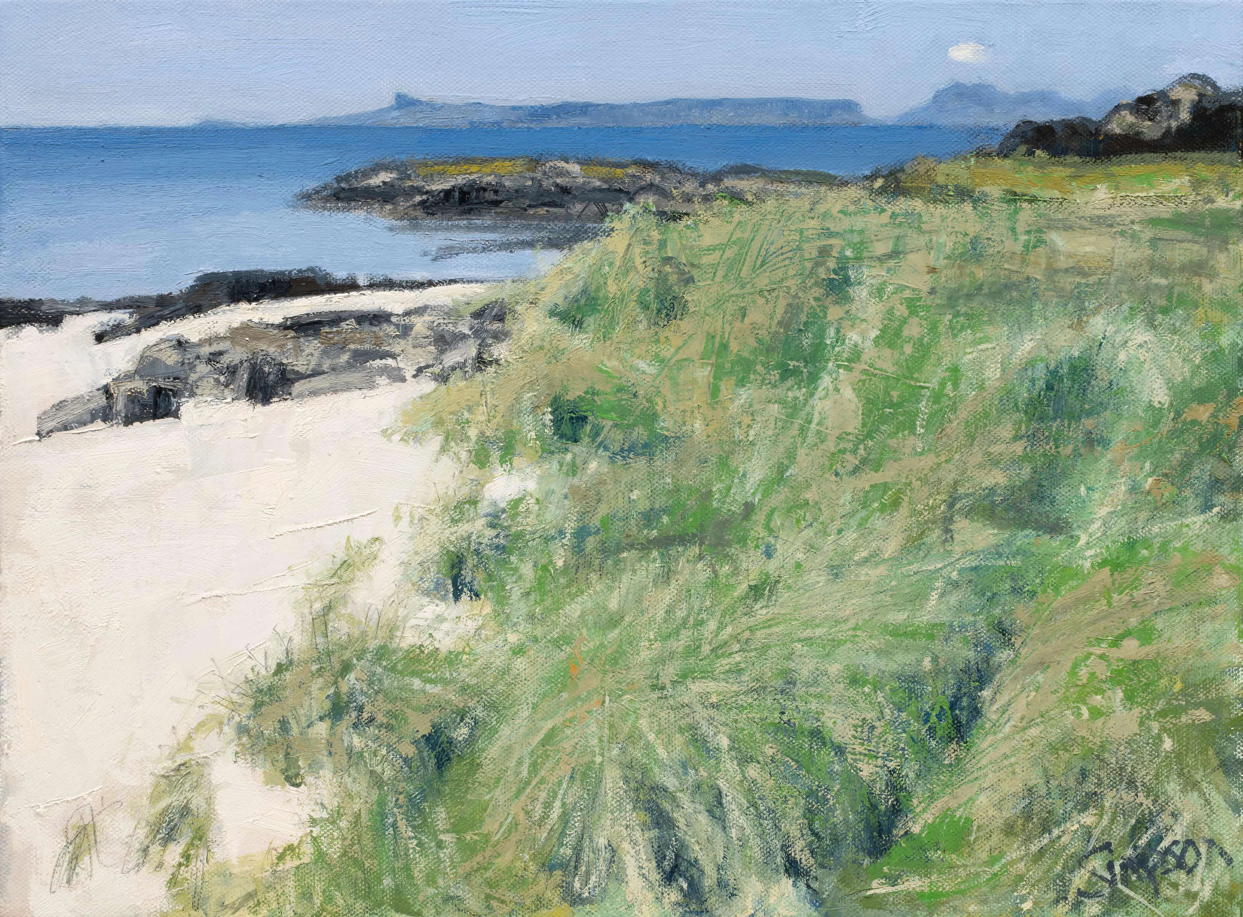 A Very Small Cloud over Rum