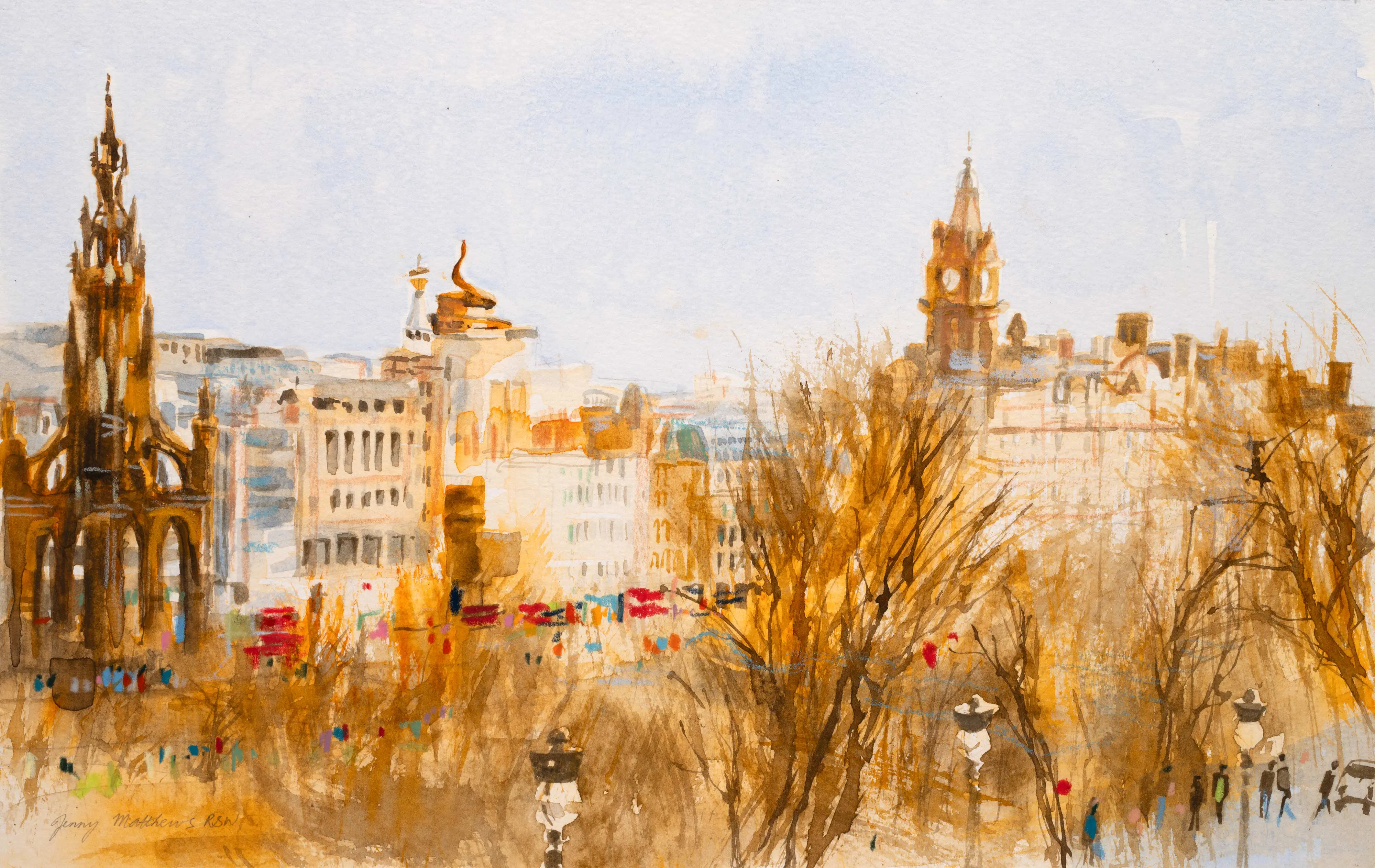 Princes Street from the Mound, Edinburgh